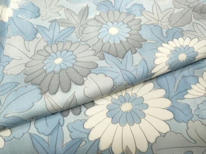 平和屋着物●訪問着　草花文　正絹　逸品　CABN4970ut