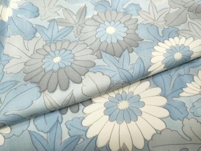 平和屋着物●訪問着　草花文　正絹　逸品　CABN4970ut
