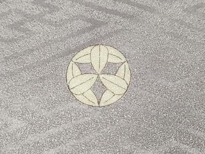 平和屋着物●豪華色留袖　刺繍　枝花文　金彩　正絹　逸品　CABN4973ut