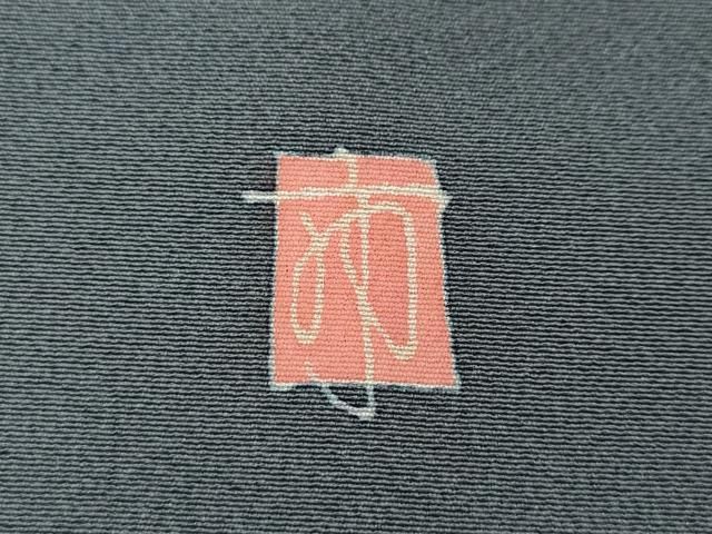 平和屋着物●本加賀友禅作家　柿本市郎　色留袖　風景草花文　正絹　逸品　CABN4988ut