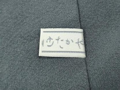 平和屋着物●本加賀友禅作家　柿本市郎　色留袖　風景草花文　正絹　逸品　CABN4988ut