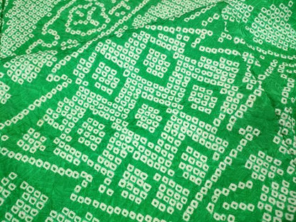 平和屋着物●豪華振袖　総絞り　枝葉文　正絹　逸品　CABN4990ut