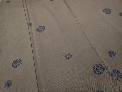 平和屋着物●江戸小紋　雪輪文　正絹　逸品　CABN5022ut