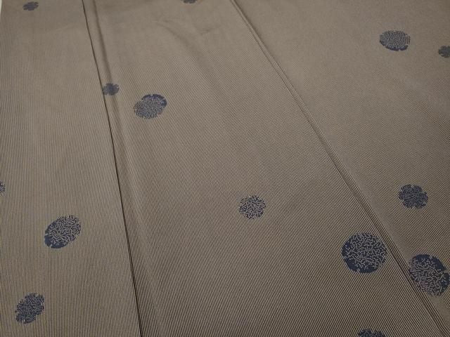 平和屋着物●江戸小紋　雪輪文　正絹　逸品　CABN5022ut