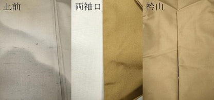 平和屋着物●訪問着　紬地　遠山文　正絹　逸品　CABN5107ut