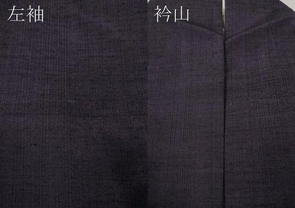 平和屋着物●結城紬　80亀甲　短冊文　飛び亀甲柄　正絹　逸品　CABN5119ut