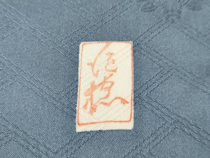 平和屋着物●十日町老舗ブランド　吉澤友禅　吾妻徳穂　振袖・長襦袢セット　駒刺繍　短冊枝橘文　金彩　正絹　逸品　CABN5144ut