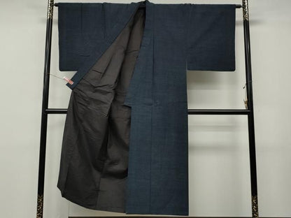 平和屋着物●男性　綿薩摩　木綿　アンサンブル　80亀甲　総詰め　逸品　CABN5145ut