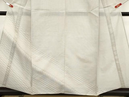 平和屋着物＊夏物　訪問着　本場大島紬　夏大島　変わり市松文様　正絹　逸品　CABN5848tx