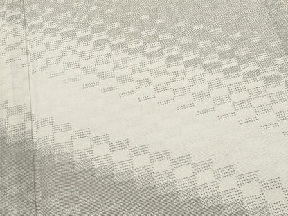 平和屋着物＊夏物　訪問着　本場大島紬　夏大島　変わり市松文様　正絹　逸品　CABN5848tx