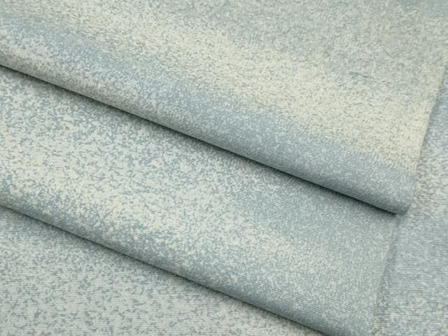 平和屋着物＊夏物　石川県指定無形文化財　夏牛首紬　白山工房　手織り　霞文　さが美扱い　正絹　逸品　CABN5857tx