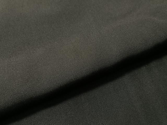 平和屋着物●男性　黒紋付　正絹　逸品　CABN6003vp