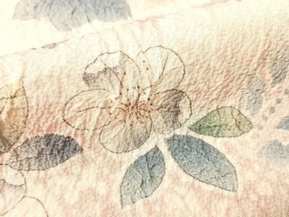 平和屋着物●訪問着　作家物　辻が花　絞り　暈し染め　仮絵羽　正絹　逸品　未使用　CABN6004vp