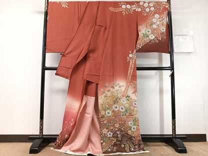 平和屋着物●吉乃一廉　幻の辻が花　訪問着　絞り　暈し染め　銀通し地　仮絵羽　正絹　逸品　未使用　CABN6020vp