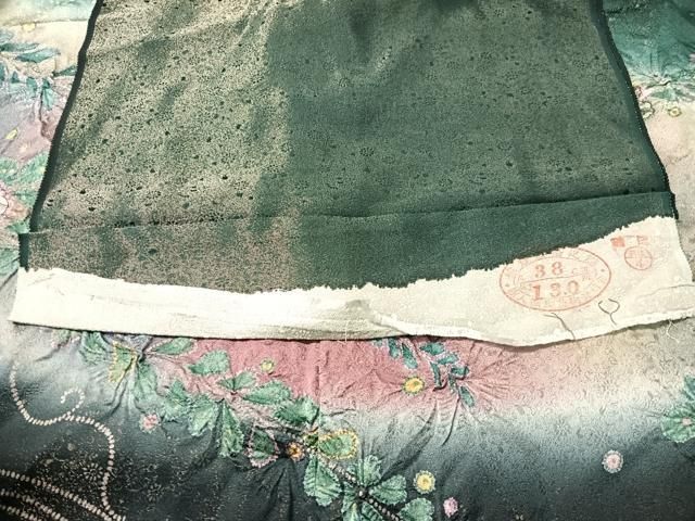 平和屋着物●訪問着　辻が花　絞り　暈し染め　金通し地　仮絵羽　正絹　逸品　未使用　CABN6021vp