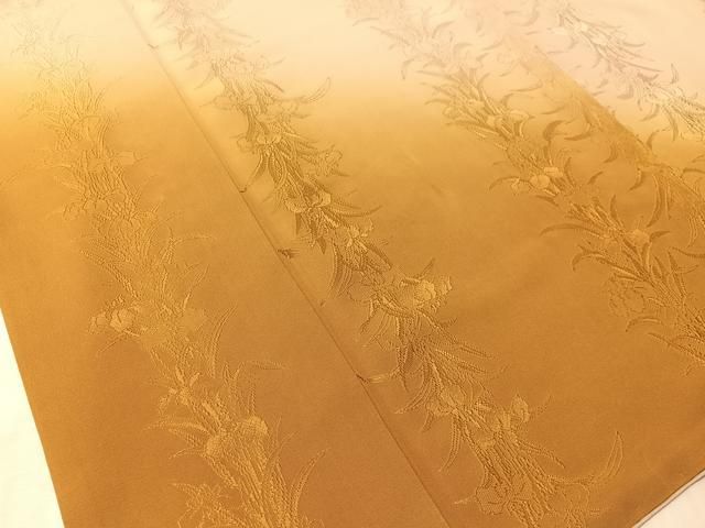 平和屋着物●訪問着　菖蒲地紋　暈し染め　正絹　逸品　CABN6054vp