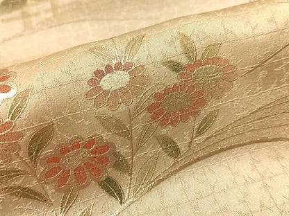 平和屋着物●訪問着　立波花文　暈し染め　金彩　正絹　逸品　CABN6066vp