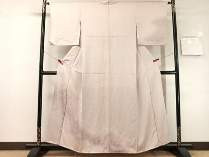 平和屋着物●訪問着　刺繍　雲取り亀甲花文　暈し染め　正絹　逸品　未使用　CABN6068vp