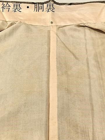 平和屋着物●本場大島紬　龍郷絣　菱花文　正絹　逸品　CABN6082vp