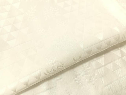 平和屋着物●長襦袢　無双仕立て　南天地紋　白色　やまと誂製　正絹　逸品　未使用　CABN6097vp