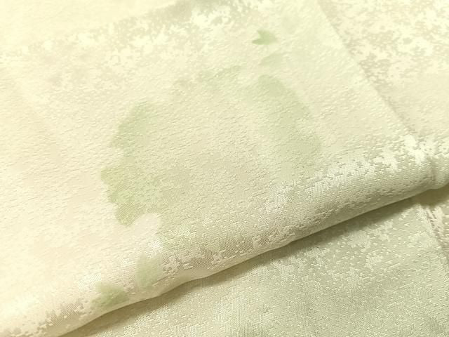 平和屋着物●長襦袢　無双仕立て　雪輪舞桜　暈し染め　正絹　逸品　未使用　CABN6099vp