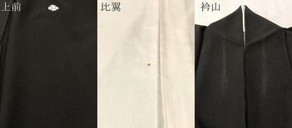 平和屋着物●十日町友禅作家　関口遼一　黒留袖　童子遊び　正絹　逸品　CABN6106vp