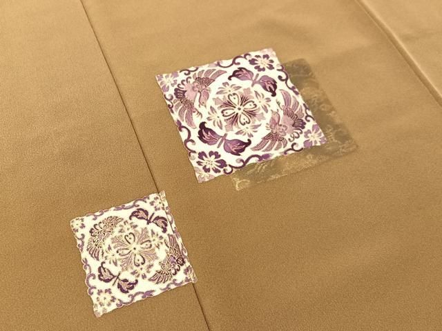 平和屋着物●訪問着　刺繍　色紙鳳凰花文　金彩　正絹　逸品　未使用　CABN6123vp
