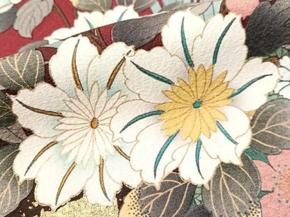平和屋着物●豪華振袖　刺繍　流水花篭文　暈し染め　金彩　正絹　逸品　CABN6127vp