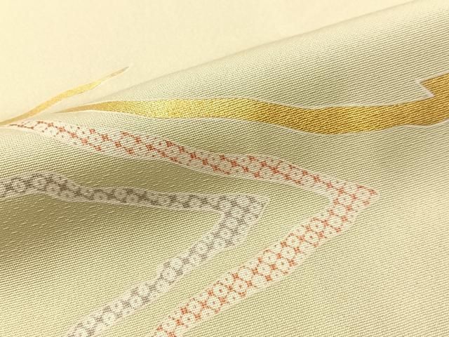 平和屋着物●訪問着　駒刺繍　道長文様　金彩　鈴乃屋扱い　正絹　逸品　CABN6128vp