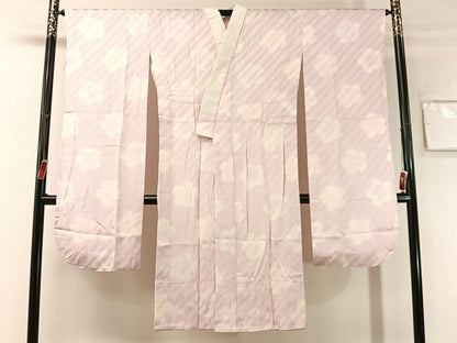 平和屋着物●振袖用長襦袢　無双仕立て　作家物　梅乃香り　暈し染め　正絹　逸品　CABN6131vp