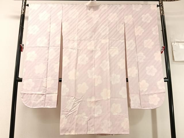 平和屋着物●振袖用長襦袢　無双仕立て　作家物　梅乃香り　暈し染め　正絹　逸品　CABN6131vp