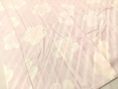 平和屋着物●振袖用長襦袢　無双仕立て　作家物　梅乃香り　暈し染め　正絹　逸品　CABN6131vp