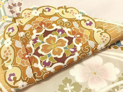 平和屋着物●豪華色留袖　作家物　駒刺繍　立波地紙正倉院　暈し染め　金彩　正絹　逸品　未使用　CABN6150vp