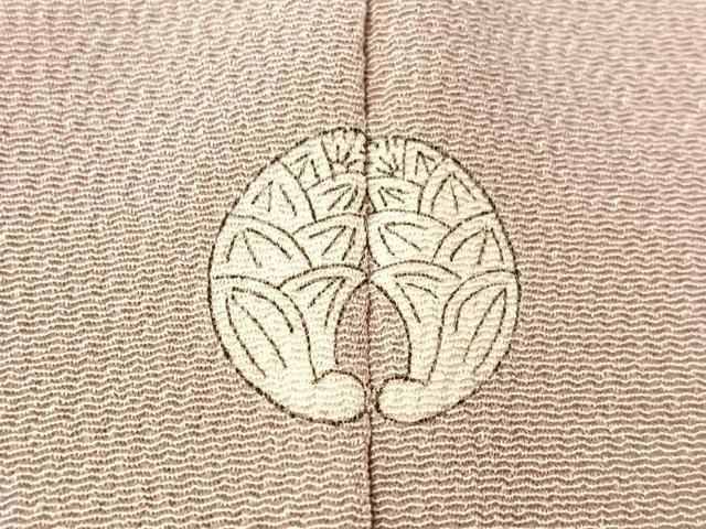 平和屋着物●松尾光琳　色留袖　源氏物語絵図　金銀彩　鬼しぼ縮緬　正絹　逸品　CABN6155vp