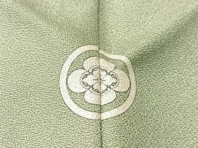 平和屋着物●豪華色留袖　渡り橋飛鶴花文　金彩　正絹　逸品　CABN6164vp