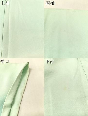 平和屋着物●訪問着　手描き　古慕里　花鳥文　暈し染め　金彩　正絹　逸品　CABN6171vp