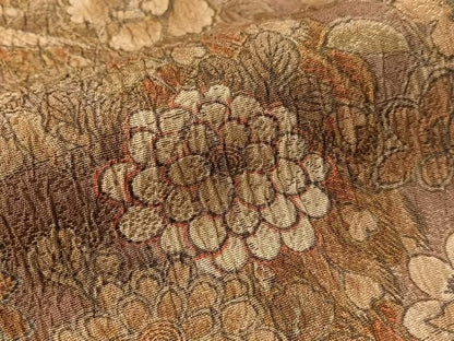 平和屋着物●訪問着　立波扇面花鳥蝶文　暈し染め　正絹　逸品　CABN6173vp