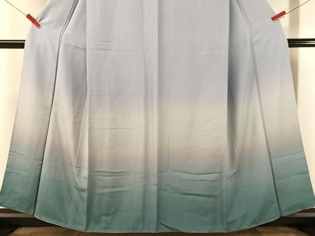 平和屋着物●訪問着　霞文　暈し染め　正絹　逸品　CABN6180vp