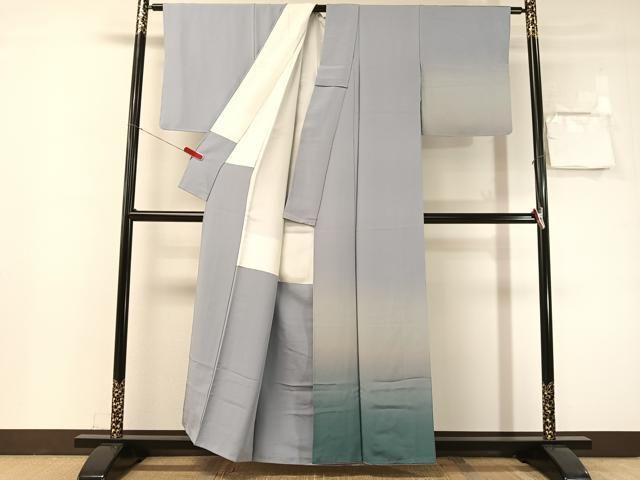 平和屋着物●訪問着　霞文　暈し染め　正絹　逸品　CABN6180vp