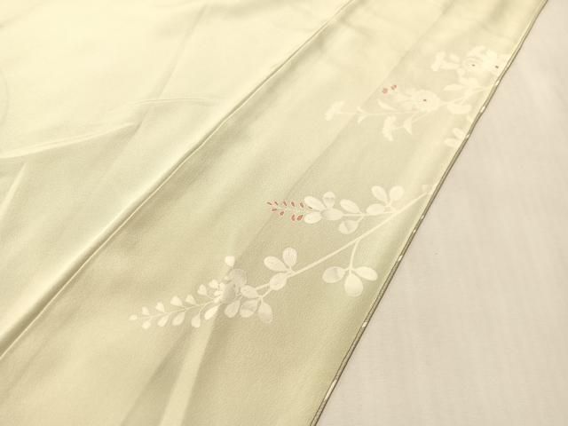 平和屋着物●訪問着　刺繍　地紙花文　暈し染め　金銀彩　正絹　逸品　CABN6197vp