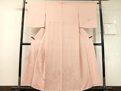 平和屋着物●無地絵羽訪問着　中国三大刺繍　スワトウ刺繍　総刺繍　樹林文　虹色　正絹　逸品　CABN6199vp