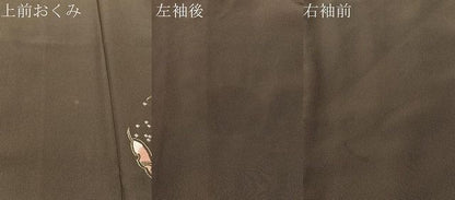 平和屋着物●訪問着　総刺繍　雪輪花文　金銀糸　正絹　逸品　CABN6200vp