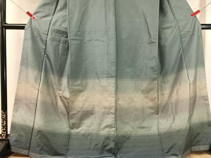 平和屋着物●訪問着　紬地　霞文　正絹　逸品　CABN6208vp