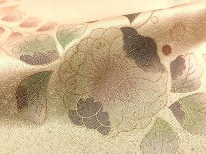 平和屋着物●訪問着　辻が花　暈し染め　金彩　正絹　逸品　CABN6214vp