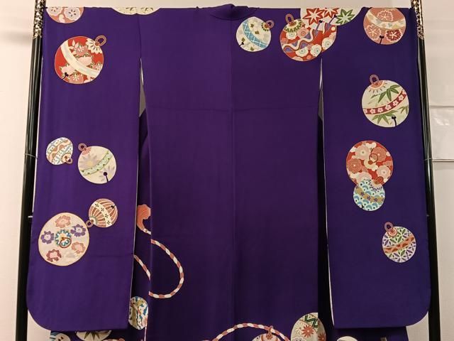平和屋着物●豪華振袖・長襦袢セット　作家物　鈴　金彩　鬼しぼ縮緬　正絹　逸品　CABN6216vp