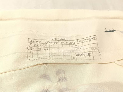 平和屋着物●訪問着　作家物　辻が花　絞り　暈し染め　仮絵羽　正絹　逸品　未使用　CABN6217vp