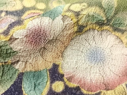 平和屋着物●訪問着　作家物　辻が花　絞り　暈し染め　仮絵羽　正絹　逸品　未使用　CABN6219vp