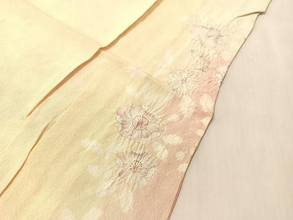 平和屋着物●訪問着　辻が花　絞り　暈し染め　仮絵羽　正絹　逸品　未使用　CABN6220vp