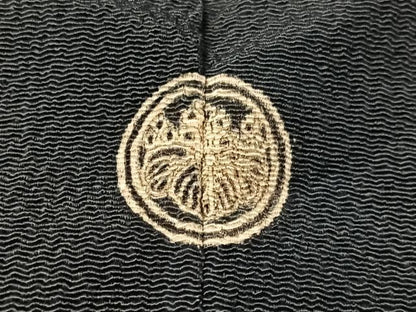 平和屋着物●訪問着　刺繍　笹竹文　金糸　鬼しぼ縮緬　正絹　逸品　未使用　CABN6227vp