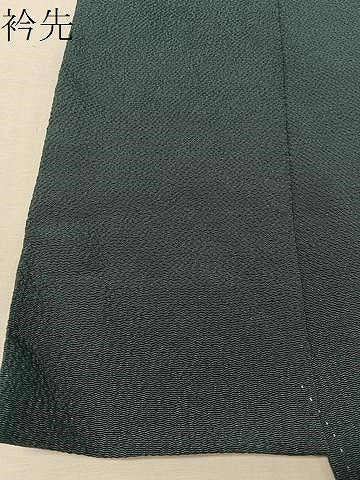 平和屋着物●訪問着　刺繍　笹竹文　金糸　鬼しぼ縮緬　正絹　逸品　未使用　CABN6227vp